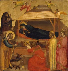 Adoracja Magów, ok. 1320 (tempera na drewnie, grunt złoty)